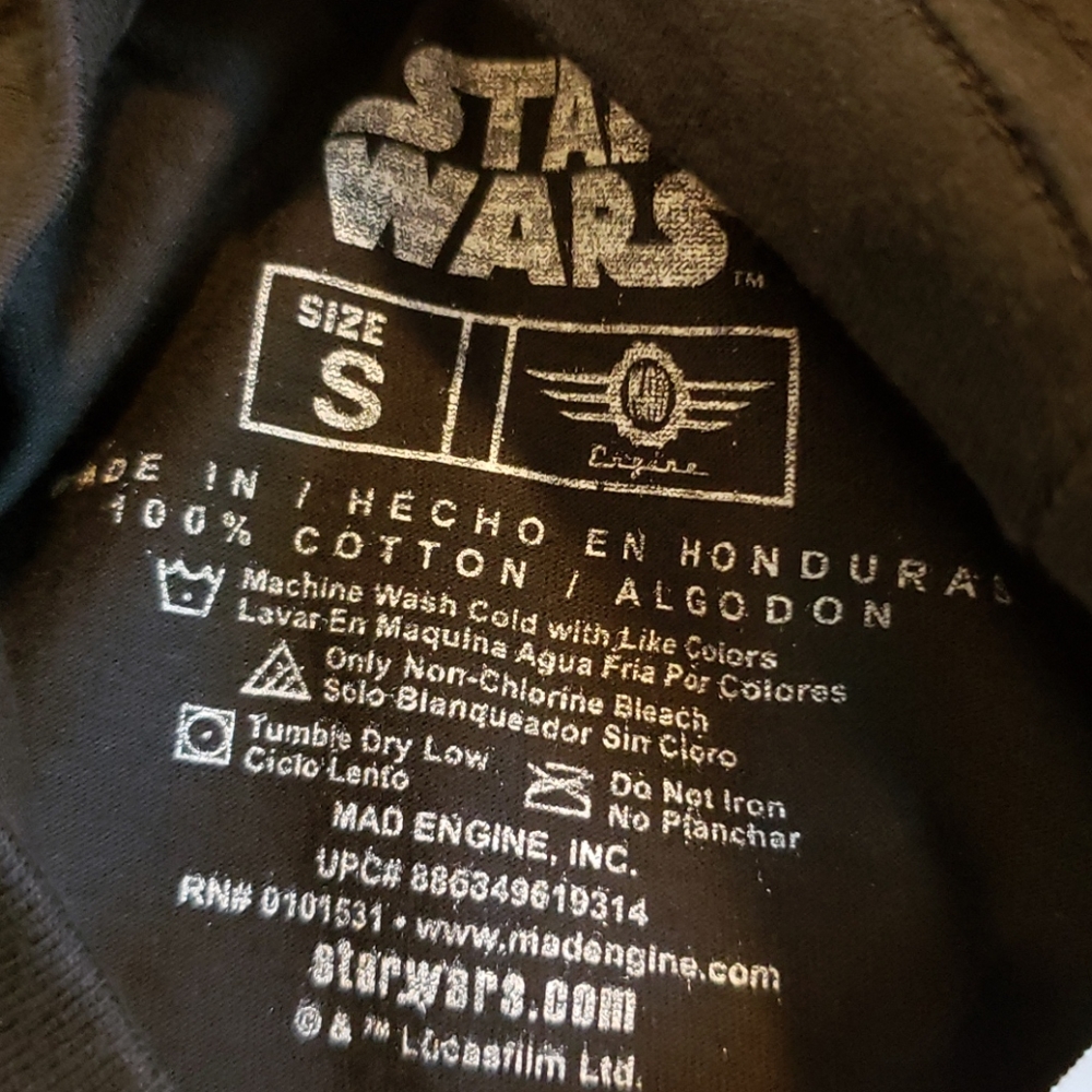 NWT Star Wars cotton tshirt sz small Teen/Mens - Picture 11 of 11